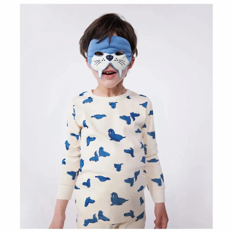 Clearance Petit Bateau Pyjama Bretino Coton Bio | Crème