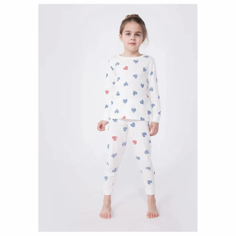 Enfant Petit Bateau Nuit, Sous-Vêtements*Pyjama Bretonne Coton Bio |