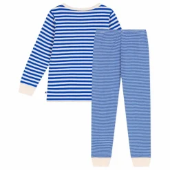 Clearance Petit Bateau Pyjama Brian Coton Bio | Bleu