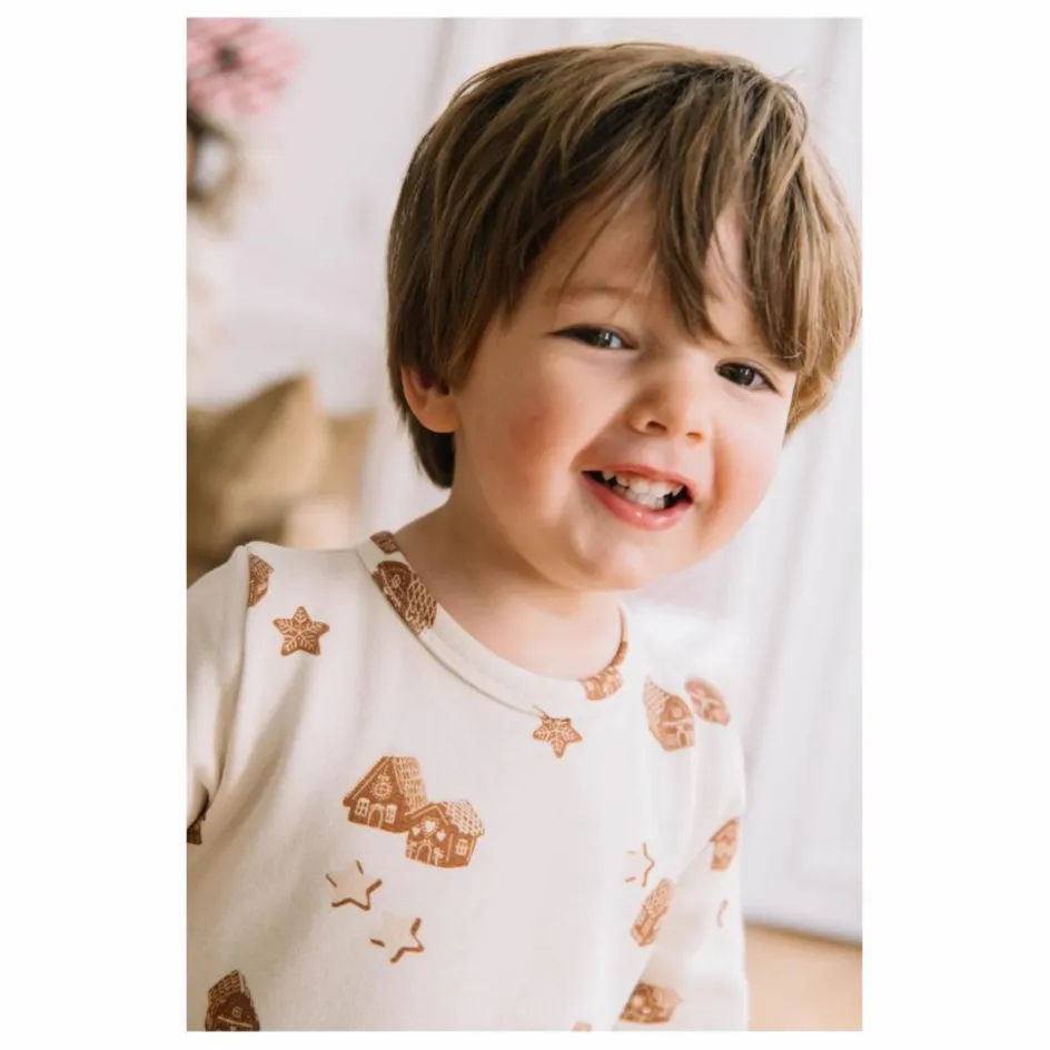 Best Studio Bohème Pyjama Chubby Noël Coton Bio | Ecru
