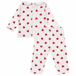 Petit Bateau Pyjamas, Sous-Vêtements|Pyjamas, Sous-Vêtements*Pyjama Col Cœurs Coton Bio |