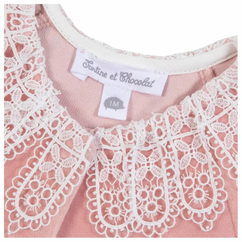 Tartine et Chocolat Pyjamas, Sous-Vêtements|Pyjamas Et Bodies*Pyjama Col Dentelle |