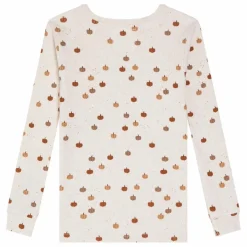 Enfant Petit Lem Nuit, Sous-Vêtements|Nuit, Sous-Vêtements*Pyjama Côtelé Citrouilles Coton Bio |
