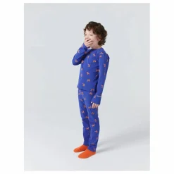Sale Bobo Choses Pyjama Côtelé Zèbres Coton Bio | Bleu roi