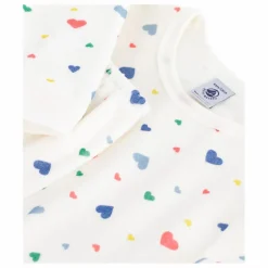 Petit Bateau Pyjama Cœurs Coton Bio ||Enfant Nuit, Sous-Vêtements