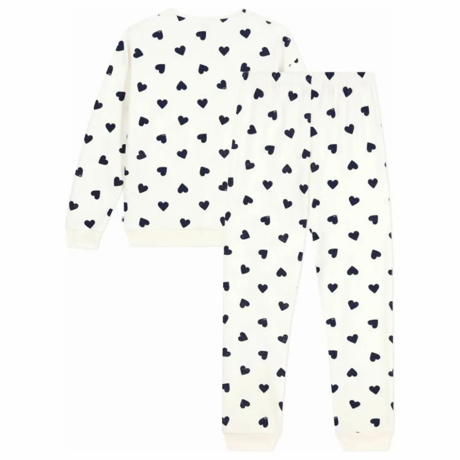 Femme Petit Bateau Nuit*Pyjama Cœurs Eponge |