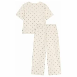 Femme Petit Bateau Nuit*Pyjama Cœurs Pailletés Coton Bio |