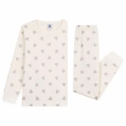 Online Pyjama Cœurs Pailletés Coton Bio | Enfant Nuit, Sous-Vêtements