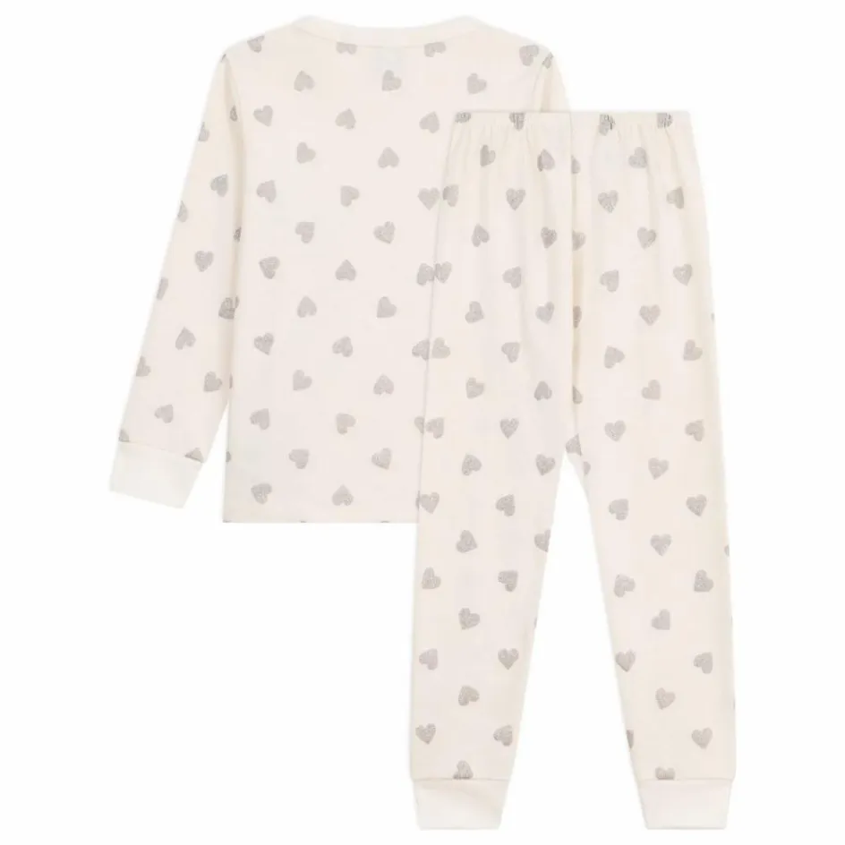 Online Pyjama Cœurs Pailletés Coton Bio | Enfant Nuit, Sous-Vêtements