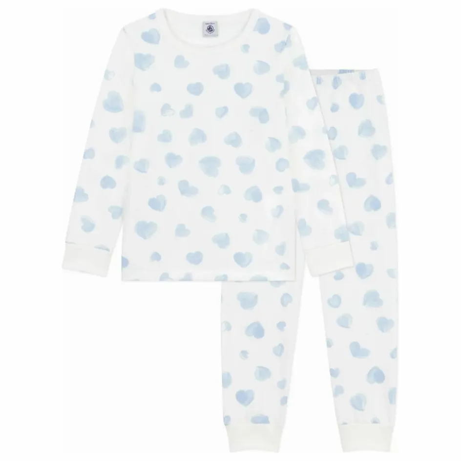 Discount Pyjama Cœurs Peints Coton Bio | Enfant Nuit, Sous-Vêtements