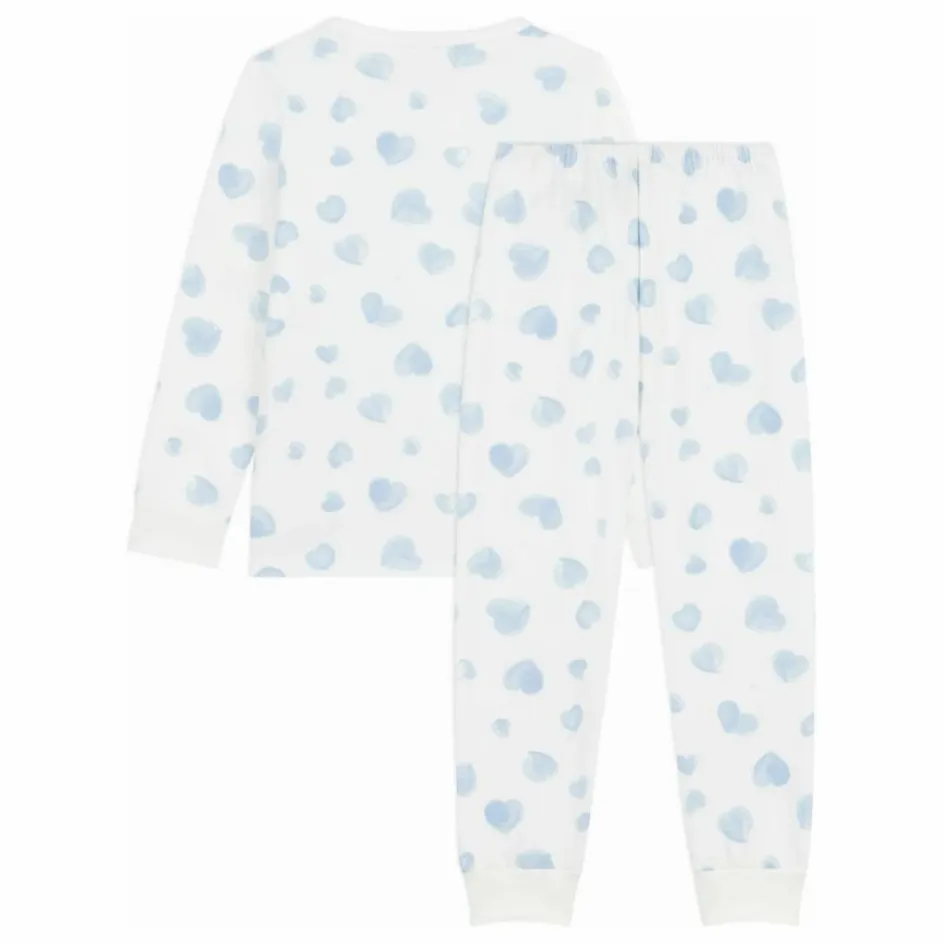 Discount Pyjama Cœurs Peints Coton Bio | Enfant Nuit, Sous-Vêtements