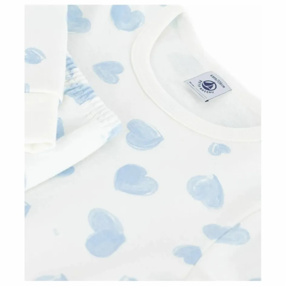 Discount Pyjama Cœurs Peints Coton Bio | Enfant Nuit, Sous-Vêtements