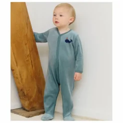 Outlet Petit Bateau Pyjama Dors Bien Baleine Coton Bio | Vert