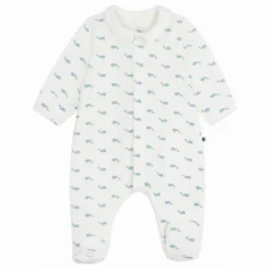 Petit Bateau Pyjama Dors Bien Col Baleines Coton Bio || Pyjamas, Sous-Vêtements|Pyjamas, Sous-Vêtements