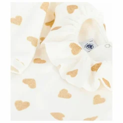 Petit Bateau Pyjamas, Sous-Vêtements|Pyjamas Et Bodies*Pyjama Dors Bien Col Cœurs Pailletés Coton Bio |