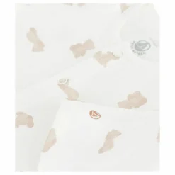 Sale Petit Bateau Pyjama Dors Bien Oursons Coton Bio | Blanc
