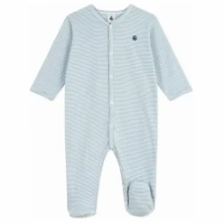 Petit Bateau Pyjama Dors Bien Rayé Logo Coton Bio || Pyjamas, Sous-Vêtements|Pyjamas, Sous-Vêtements