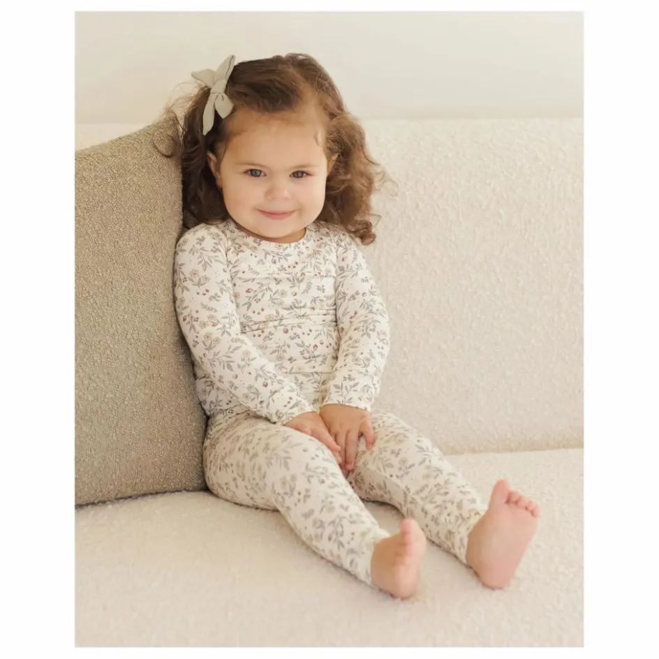 Enfant Quincy Mae Nuit, Sous-Vêtements|Pyjamas, Sous-Vêtements*Pyjama Fleuri Bamboo |