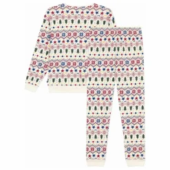 Outlet Pyjama Jacquard Coton Bio | Femme Nuit