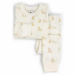 New Sleepy Doe Pyjama Lapins Coton Bio | Ecru