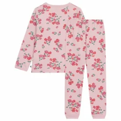New Petit Bateau Pyjama Léger Fleuri Coton Bio | Rose