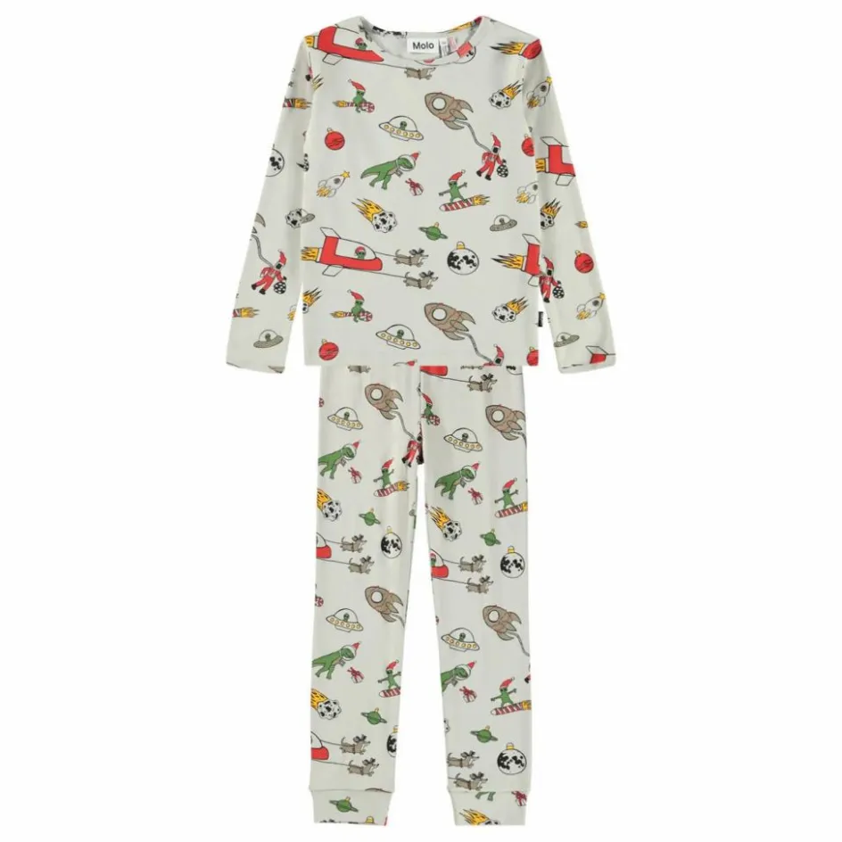 Best Molo Pyjama Lue Space Coton Bio | Ecru