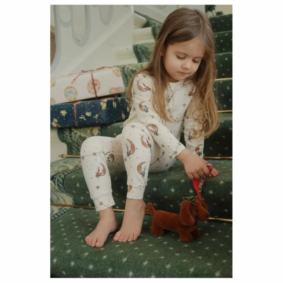Enfant Konges Sløjd Nuit, Sous-Vêtements|Nuit, Sous-Vêtements*Pyjama Lunes Coton Bio |