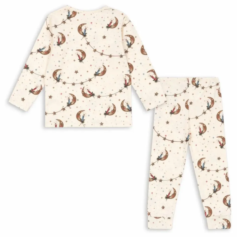 Enfant Konges Sløjd Nuit, Sous-Vêtements|Nuit, Sous-Vêtements*Pyjama Lunes Coton Bio |