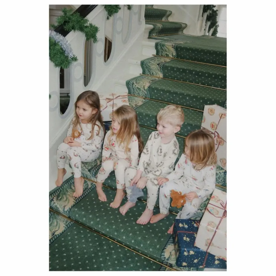 Enfant Konges Sløjd Nuit, Sous-Vêtements|Nuit, Sous-Vêtements*Pyjama Lunes Coton Bio |