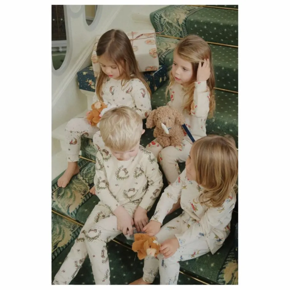 Enfant Konges Sløjd Nuit, Sous-Vêtements|Nuit, Sous-Vêtements*Pyjama Lunes Coton Bio |