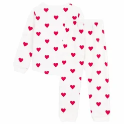 Petit Bateau Pyjama Molletonné Cœurs ||Enfant Nuit, Sous-Vêtements|Nuit, Sous-Vêtements