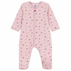 Petit Bateau Pyjamas, Sous-Vêtements|Pyjamas Et Bodies*Pyjama Nœud Dors Bien Fleuri Coton Bio |