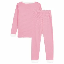 Discount Pyjama Rayé Bords Contrastés Coton Bio | Enfant Nuit, Sous-Vêtements