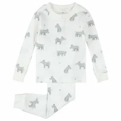 Petit Lem Pyjamas, Sous-Vêtements|Pyjamas Et Bodies*Pyjama Rhinocéros Coton Bio |