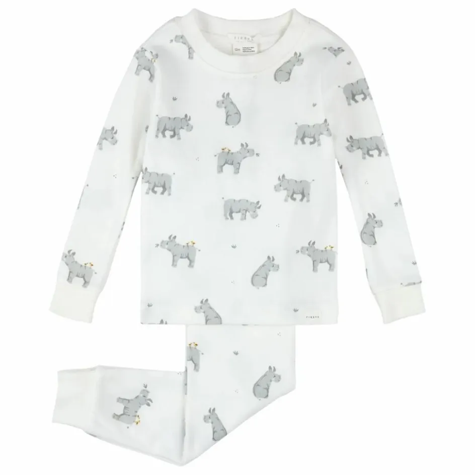 Petit Lem Pyjamas, Sous-Vêtements|Pyjamas Et Bodies*Pyjama Rhinocéros Coton Bio |