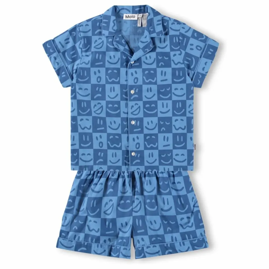 Online Pyjama Short Lexi Damier Coton Bio | Enfant Nuit, Sous-Vêtements|Nuit, Sous-Vêtements