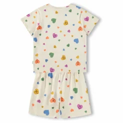 Molo Pyjama Short Luvis Cœurs Coton Bio ||Enfant Nuit, Sous-Vêtements|Nuit, Sous-Vêtements