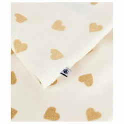 Petit Bateau Pyjama Volants Cœurs Pailletés Coton Bio ||Enfant Nuit, Sous-Vêtements