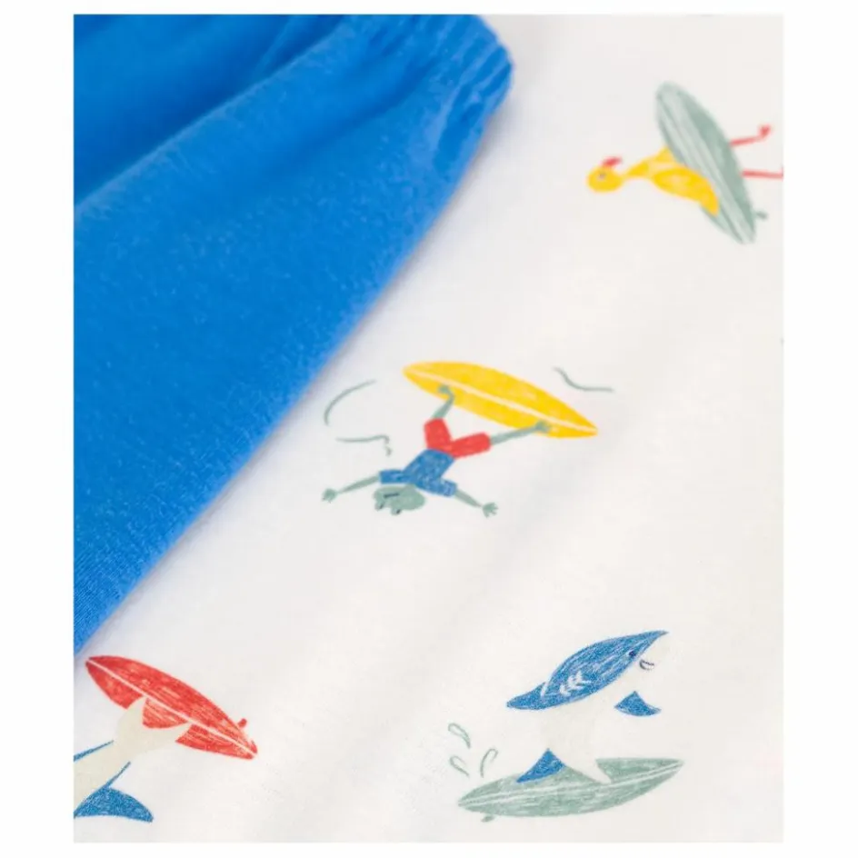 Enfant Petit Bateau Nuit, Sous-Vêtements*Pyjashort Bossela Coton Bio |