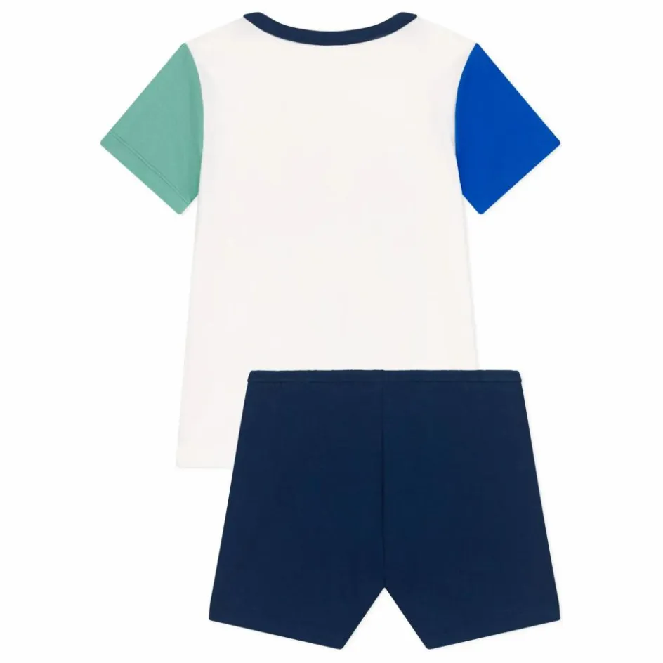 Enfant Petit Bateau Nuit, Sous-Vêtements*Pyjashort Brooklyn Coton Bio |