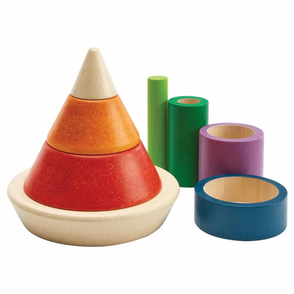 Plan Toys Jouets D'Éveil*Pyramide à empiler et à encastrer