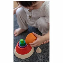 Plan Toys Jouets D'Éveil*Pyramide à empiler et à encastrer