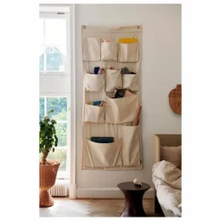 Best Ferm Living Kids Rangement mural en coton XL | Blanc