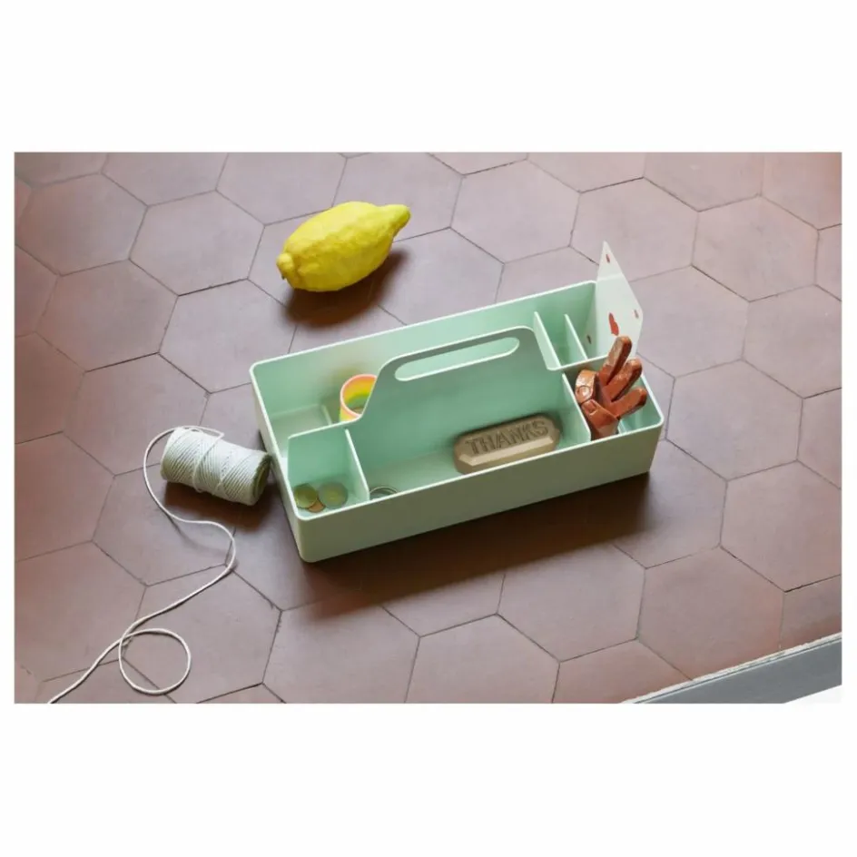 New Vitra Rangement Toolbox en plastique recyclé - Arik Levy | Vert Menthe