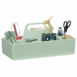 New Vitra Rangement Toolbox en plastique recyclé - Arik Levy | Vert Menthe