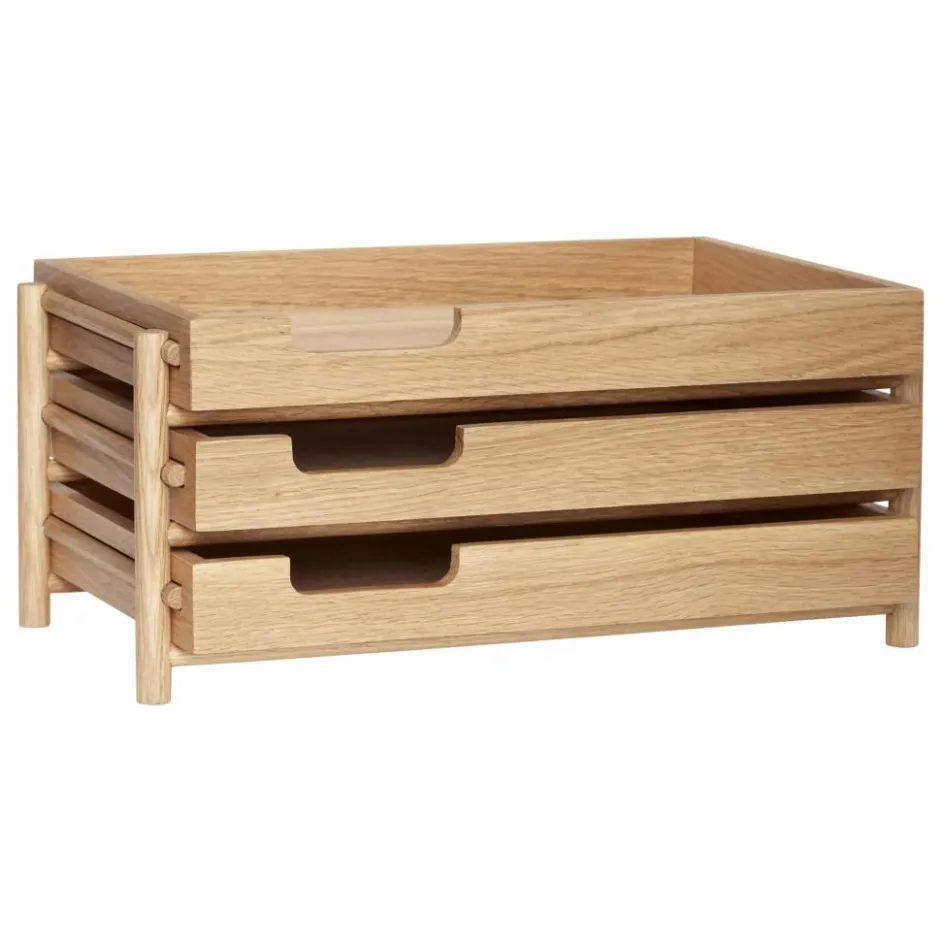 Outlet Hübsch Rangements en chêne FSC Naturel