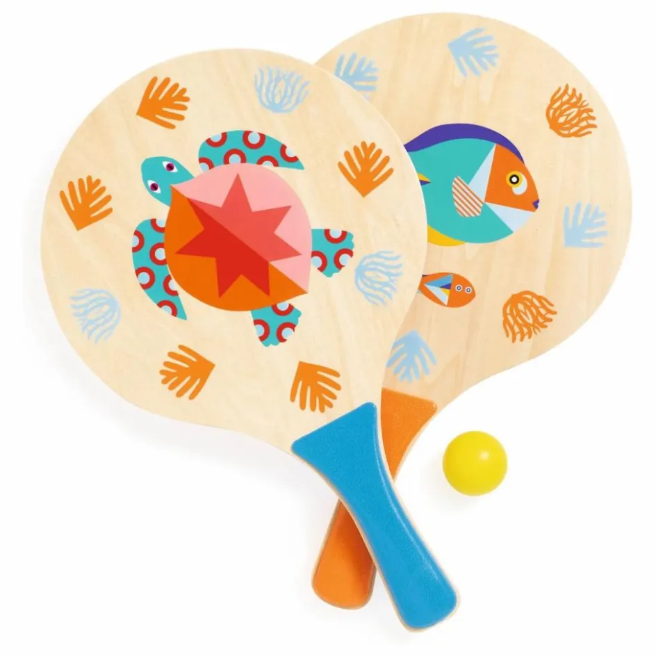 Djeco Jeux D'Extérieur*Raquettes de plage en bois