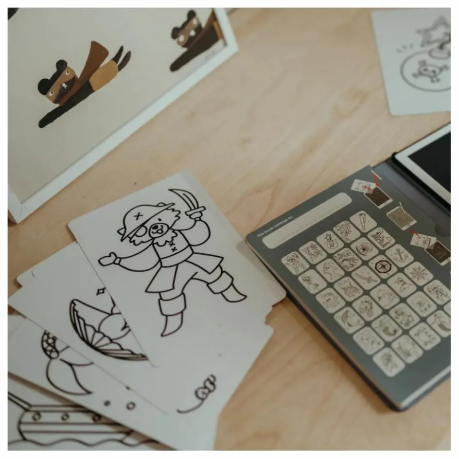 Kidywolf Recharge pour Kidydraw Mini - Pirates, princesses et animaux sauvages| Loisirs Créatifs