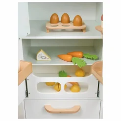 Online Tender Leaf Toys Réfrigérateur et ses accessoires en bois Multicolore
