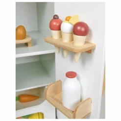 Online Tender Leaf Toys Réfrigérateur et ses accessoires en bois Multicolore